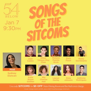 VH1 Newcomer To Host SONGS OF THE SITCOMS Announced at 54 Below Photo