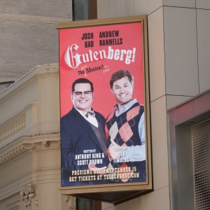 Up on the Marquee: GUTENBERG! THE MUSICAL! Photo