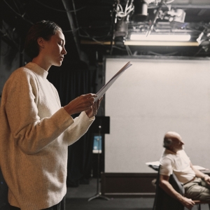 Photos: Peter Friedman and Sydney Lemmon in Rehearsal for JOB at SoHo Playhouse Photo