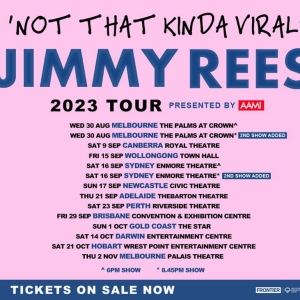 Jimmy Rees Adds New Melbourne and Sydney shows to National 'Not That Kinda Viral' Tour