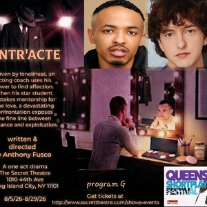 ENTR'ACTE to Open at Queens Short Play Festival at The Secret Theatre Photo