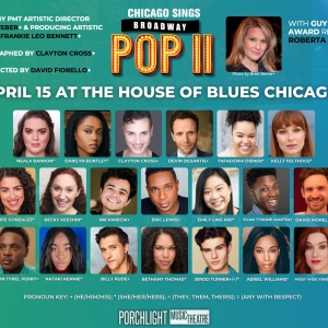Cast Set For CHICAGO SINGS BROADWAY POP II at Porchlight Music Theatre Video