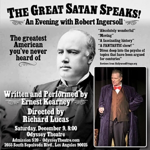 Odyssey Theatre Presents Earnest Kearney In THE GREAT SATAN SPEAKS! AN EVENING WITH ROBERT Photo