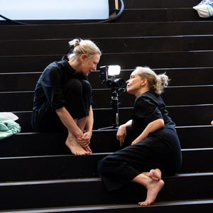 Photos: Cate Blanchett and Nina Hoss in Rehearsal For ELEKTRA/PERSONA at the National Photo