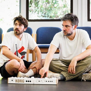 Photos: Josh Radnor. Noah Galvin and Khalil Madovi in HIT MACHINE Rehearsals Photo