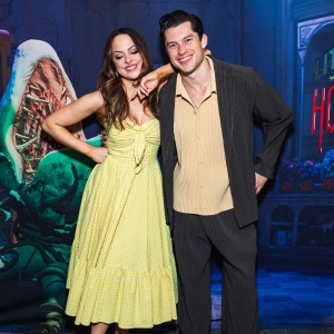 Photos: Elizabeth Gillies & Graham Phillips LITTLE SHOP Opening Night Photo