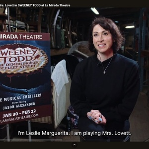 Video: Lesli Margherita over haar rol als 'Mrs. Lovett' in SWEENEY TODD in La Mirada Theatre