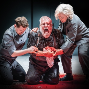 Full Cast Set For London Transfer of TITUS ANDRONICUS With Simon Russell Beale Photo