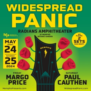 MEMPHO Presents Announces WIDESPREAD PANIC Memorial Weekend, May 24-25 In Memphis, TN