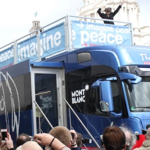 The John Lennon Educational Tour Bus In Collaboration With Dolby Institute At AME Institut Photo