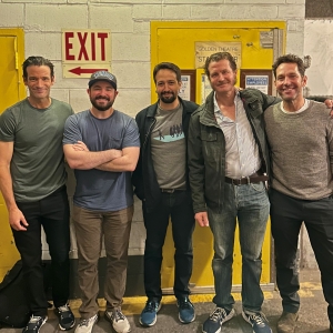 Photo: Paul Rudd & Lin-Manuel Miranda Visit THE SHARK IS BROKEN