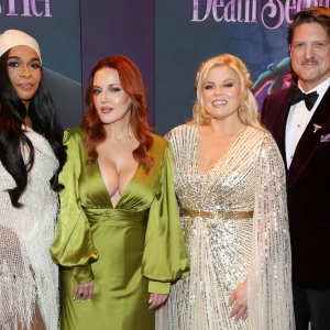 Photos: Cast & Creative Team of DEATH BECOMES HER Walk the Opening Night Purple Carpe Photo