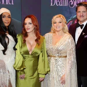 Photos: Cast & Creative Team of DEATH BECOMES HER Walk the Opening Night Purple…