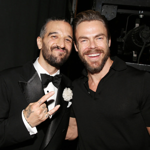 Photos: Derek Hough Visits Mark Ballas For His Return to CHICAGO on Broadway Photo