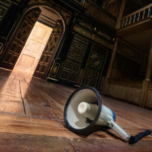Cast Set For THE ANIMALS COME TO THE TABLE  at Shakespeare's Globe Photo