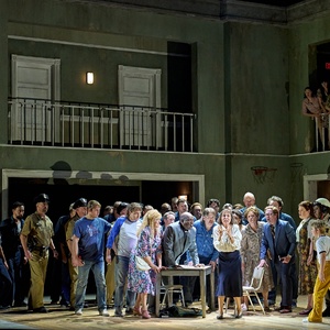 Photos: English National Opera's New Production of DEAD MAN WALKING at the London Col Photo