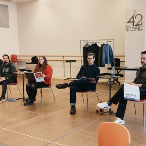 Photos: Miranda, Bryant, Kroll, & Rannells in Rehearsal For ALL IN Photo