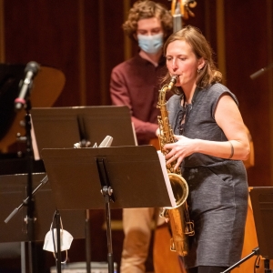 Anna Webber Joins the NEC Jazz Orchestra For a Performance This Month Photo