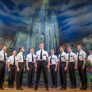 Cast Set For THE BOOK OF MORMON in Sydney Photo