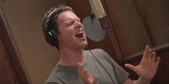 Jonathan Groff Records the JUST IN TIME Cast Recording