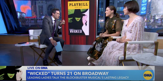 Mary Kate Morrissey and Alexandra Socha Celebrate 21 Years of WICKED on GMA