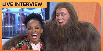 Grey Henson Wears BIGFOOT! Costume for Appearance on TODAY