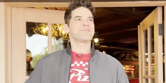 Jeremy Jordan Visits Disney's Frontierland