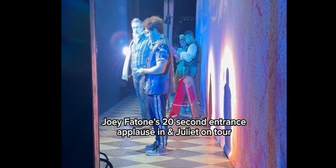 Joey Fatone Earns 20-Second Ovation On First Entrance In & JULIET National Tour