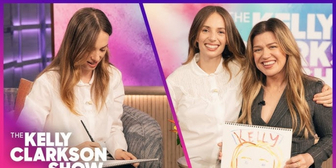 Watch Maya Hawke Speed Paint Kelly Clarkson While Discussing EURYDICE