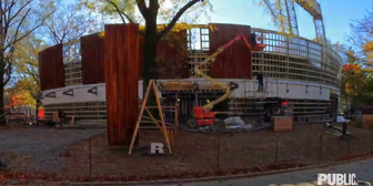 The Delacorte Theater Revitalization Continues With A New Wooden Facade