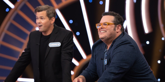 Josh Gad & Andrew Rannells on CELEBRITY WHEEL OF FORTUNE
