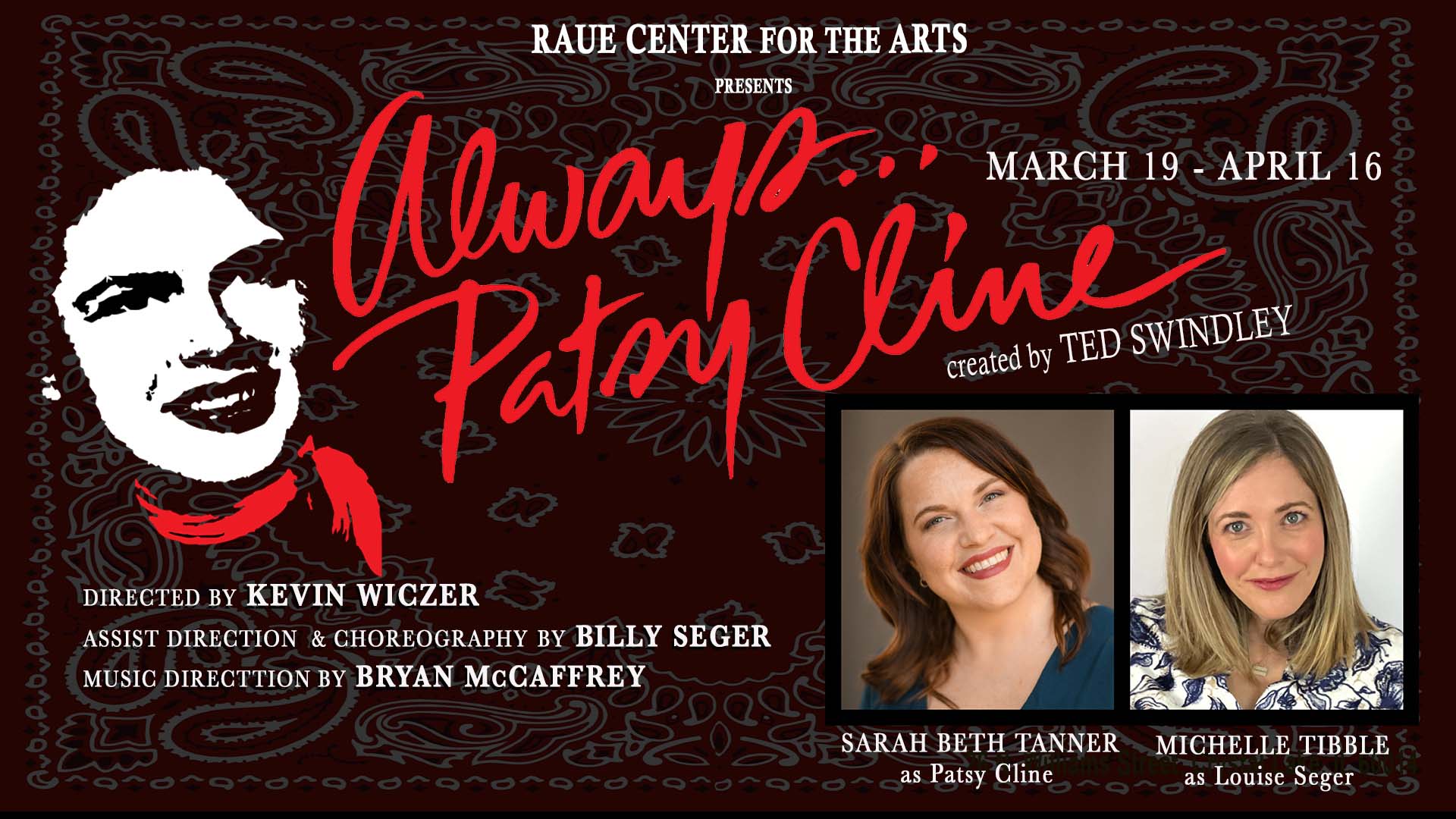 Raue Center Presents ALWAYS…PATSY CLINE in March 
