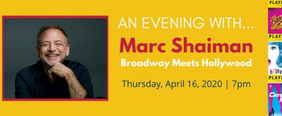 Music Conservatory Of Westchester To Present MARC SHAIMAN: BROADWAY MEETS HOLLYWOOD