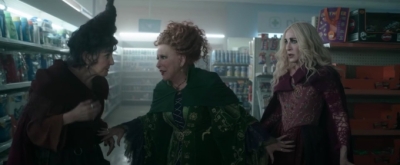 VIDEO: The Sanderson Sisters Take Flight in New HOCUS POCUS 2 Clip 