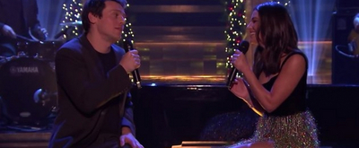 VIDEO: Lea Michele and Jonathan Groff Perform 'I'll Be Home For Christmas' on THE TONIGHT SHOW 
