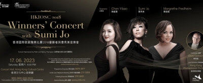HKIOSC Winners' Concert with Sumi Jo Will Be Performed at the Hong Kong Cultural Centre Concert Hall