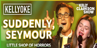 วิดีโอ: เคลลี่ คลาร์กสัน ร้องเพลง 'Suddenly, Seymour' จาก LITTLE SHOP ร่วมกับ ลอว์เรนซ์ ซาเรียน