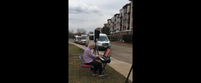 Take a Look at This Heartwarming Video of a Man Playing Piano For a Retirement Community Under Lockdown