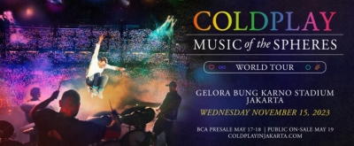 Previews: Coldplay Will Bring Their Live Music Show to Jakarta for the First Time This November