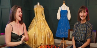 视频：音乐剧《美女与野兽》中的“贝儿”苏珊·伊根与凯拉·贝儿·约翰逊互访