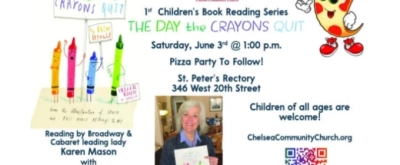 Chelsea Community Church Launches Children's Book Reading Group Series, With Karen Mason, June 3