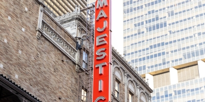 Photos: Original Majestic Theater Marquee Is Back