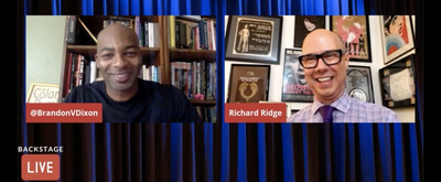 VIDEO: Brandon Victor Dixon Visits Backstage LIVE with Richard Ridge- Watch Now! 