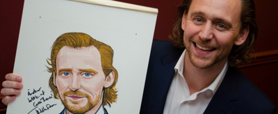 Photo Coverage: Tom Hiddleston Receives Portrait at Sardi's