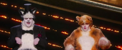 VIDEO: James Corden and Rebel Wilson Present at the Oscars While Dressed as Cats 