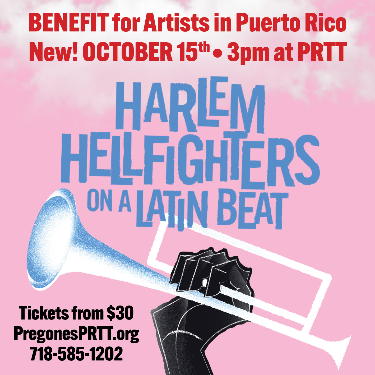 Benefit Performances of Pregones/PRTT's HARLEM HELLFIGHTERS ON A LATIN BEAT to Fund Microgrants For Artists In Puerto Rico Image