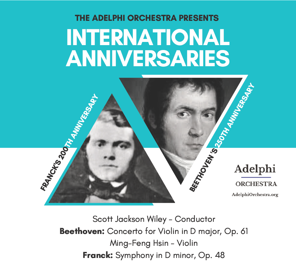 The Adelphi Orchestra Presents International Anniversaries  Image