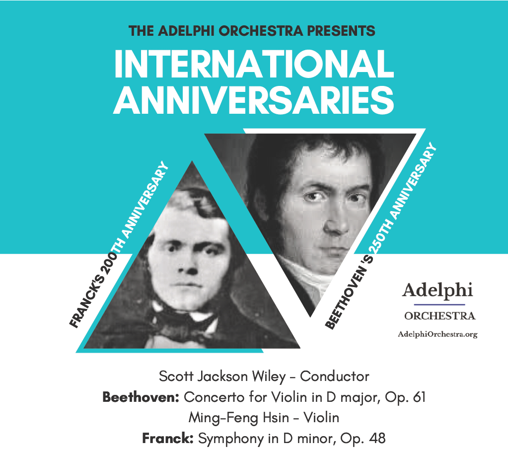 The Adelphi Orchestra Presents International Anniversaries Image