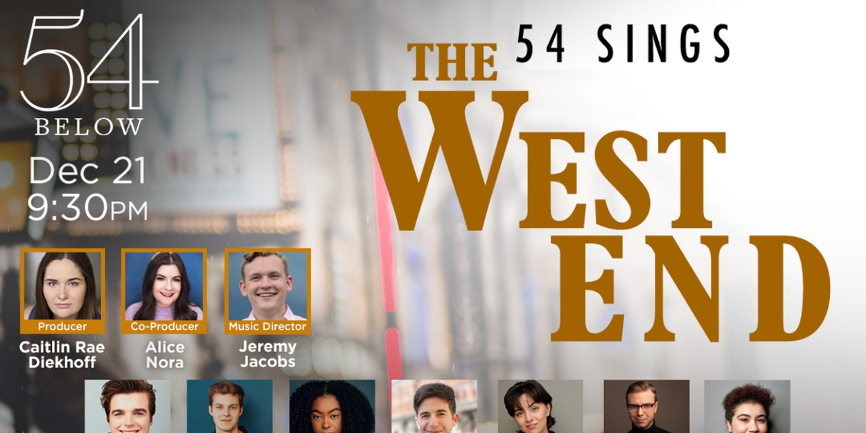 54 SINGS THE WEST END Comes To 54 Below  Image