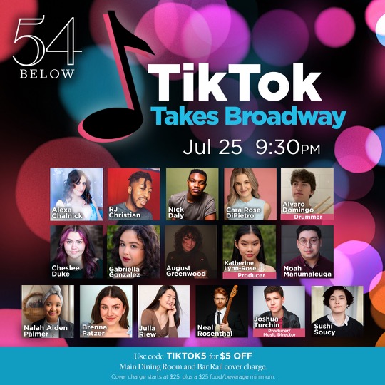 Viral TikTok Composers and Performers Take On Broadway At 54 Below Image